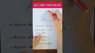 AÇILARI TANIYALIM 5sınıfmatematik açılar [upl. by Eanat]