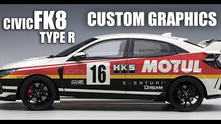 CIVIC FK8 TYPE R GRAPHICSWRAP [upl. by Armstrong562]