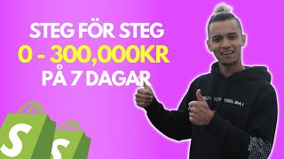 Från Idé till 322403kr på 7 Dagar FULLSTÄNDIG GENOMGÅNG [upl. by Atnes]