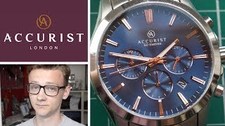 Accurist Mens Chronograph Watch Review ft John Cleese [upl. by Nivad]