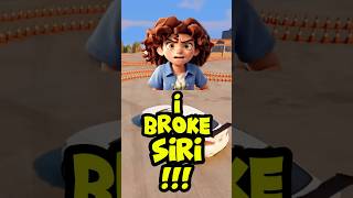 I Broke Siri ☠️ siri shorts [upl. by Kyla]