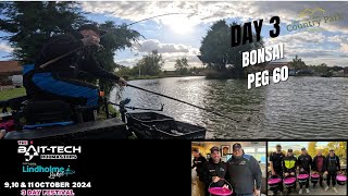 Day 3 Final Day Bag Up Tv Rodmasters Bonsai Peg 60 Lindholme Lakes [upl. by Nohsad86]