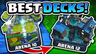 BEST DECKS for Arena 1012 in Clash Royale 2021 [upl. by Koy]