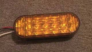 AL Lightech  6quot Oval LED STT Amber Truck Lights [upl. by Sacttler]