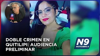 DOBLE CRIMEN EN QUITILIPI AUDIENCIA PRELIMINAR  NOTICIERO 9 [upl. by Hertberg12]