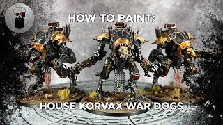 Contrast How to Paint House Korvax War Dogs [upl. by Ndnarb]