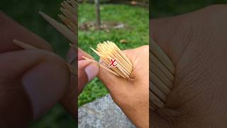 Clever idea for the Toothpick Why is it not patented diy lifehack idea [upl. by Lajib559]