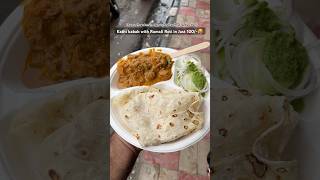 Kathi kabab with Rumali roti😋🥵 streetfood kathikabab indianfood food foodie foodblogindia [upl. by Gombosi293]