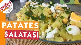 Yumurtalı Patates Salatası Nasıl Yapılır  Patates Salatası Tarifi  Salata Çeşitleri [upl. by Derrik]