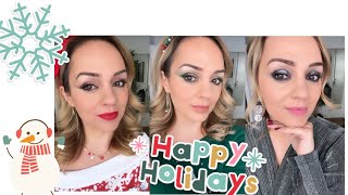 3 idee Trucco Natale [upl. by Raven]