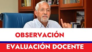 OBSERVACIÓN A LA EVALUACION DOCENTE 2025 minerd [upl. by Heiskell]