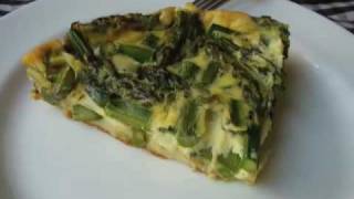 Asparagus Pie  Easy Asparagus Recipe [upl. by Etnasa]