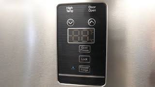 FORNO Temperature Control Feature Rizzuto FridgeFreezer FFFFD1933 [upl. by Datnow304]