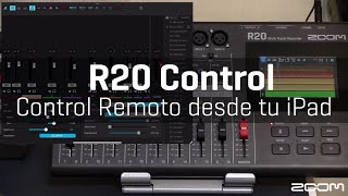 Zoom R20 Control control remoto para el R20 desde tu iPad [upl. by Annaerdna]