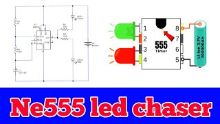 Ne555 Circuit diagramne555 circuit projectsElectronic Work [upl. by Etty]