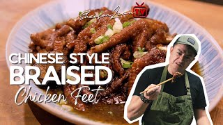 CHINESESTYLE BRAISED CHICKEN FEET  SHERSON LIAN [upl. by Eiten]