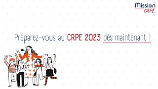 Préparezvous au CRPE 2023 dès maintenant [upl. by Euqor]