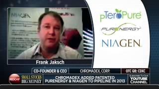 ChromaDex Corp OTC QB CDXC Money Report Interview Feb 2014 [upl. by Deanne496]