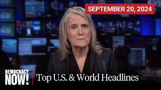 Top US amp World Headlines — September 20 2024 [upl. by Guimond]