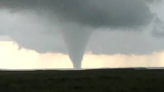 LARGE CONE TORNADO near Chugwater Wyoming [upl. by Wandis]