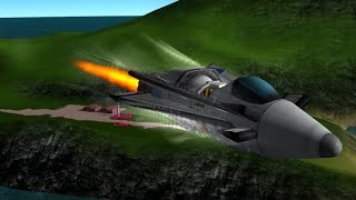 KSP  SingleEngine AfterburningTurbofan  KSCisland and back in 3 minutes [upl. by Hamlet]