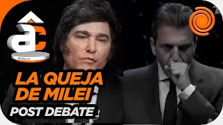 quotCuando yo hablaba todos tosíanquot la denuncia de Milei después del debate [upl. by Alick]