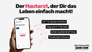 Hautarzt per App – Das ist dermanostic [upl. by Neffirg746]