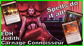 Judith Carnage Connoisseur EDH Deck Tech  Magic the Gathering [upl. by Leur176]