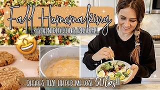 HEALTHY HOMEMAKING MOTIVATION  HOW I LOST 50lbs YUMMY RECIPES FOR WEIGHTLOSS [upl. by Johnette]