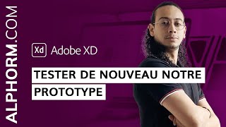 Formation Adobe Xd  Tester de nouveau notre prototype sous Adobe Xd [upl. by Mettah]