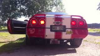 Corvette C4 sound  Straight pipes [upl. by Vassili]