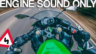 Kawasaki Ninja 400 sound amp review RAW Onboard [upl. by Shalne848]