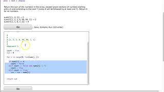Codingbat  sum67 Python [upl. by Goode]