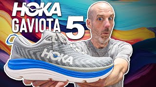 Hoka Gaviota 5 Review The Ultimate High Cushion and High Stability Shoe [upl. by Odilia491]