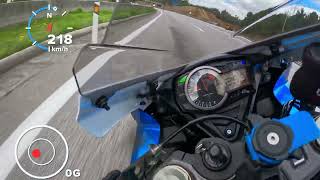 SUZUKI GSXR 750 2011  TopSpeed [upl. by Jun754]