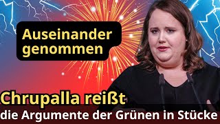 AfD schlägt die Grünen in die Flucht – Chrupalla bringt den Gegner zum Schweigen [upl. by Nythsa416]