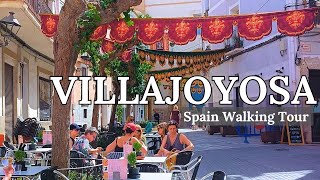 4K Villajoyosa Spain  Walking Tour 2023 [upl. by Lekcim719]