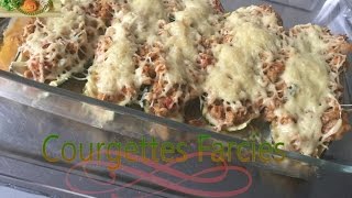 🥒Recettes de la Courgette Farcie🍱 [upl. by Artemla]