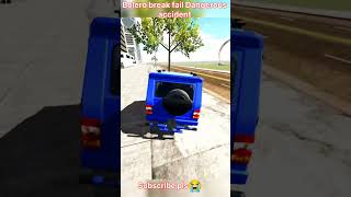 Super Bolero break fail Dangerous accident shorts ytshorts accidentcars sadstatus ibd3d [upl. by Silenay988]