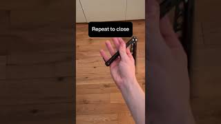 Simple Balisong Opening balisongflipping tricks easy beginners [upl. by Sirmons]