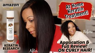 My First Keratin Treatment At Home  Keratin Research  Application amp Full Review  WOW 😲 [upl. by Euphemie681]