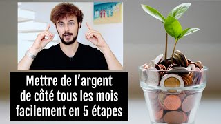 Comment économiser son argent facilement 5 étapes [upl. by Diet]