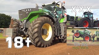 18t Freie Klasse ist der XERION auch 2018 vor Fendt 1050 Vario Klein Vollstedt Trecker Treck BATTLE [upl. by Ateiluj]