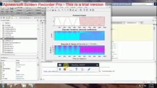 MATLAB DISCRETE WAVELET ANALYSIS [upl. by Nahum209]