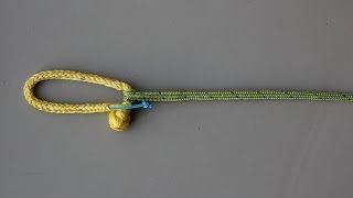 Splice an integrated softshackle on a rope [upl. by Cawley]