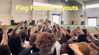 Girls Flag Football Tryouts 🏈 [upl. by Formenti350]