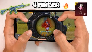 I’m Back HANDCAM Pubg Mobile 4 Finger  SOLOvsSQUAD  New😱Sensitivity amp Settings PUBG [upl. by Sikorski505]