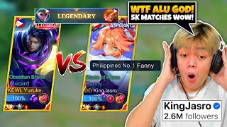 Yuzuke Meets KingJasro  Top Global Alucard Meets Famous Pro Player Content Creator Intense Match [upl. by Nerro]