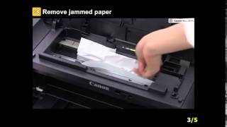 How to remove jammed paper from your CW8 Canon Edible Printer [upl. by Kristyn]