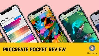 Procreate Pocket for the iPhone Review [upl. by Assenar]